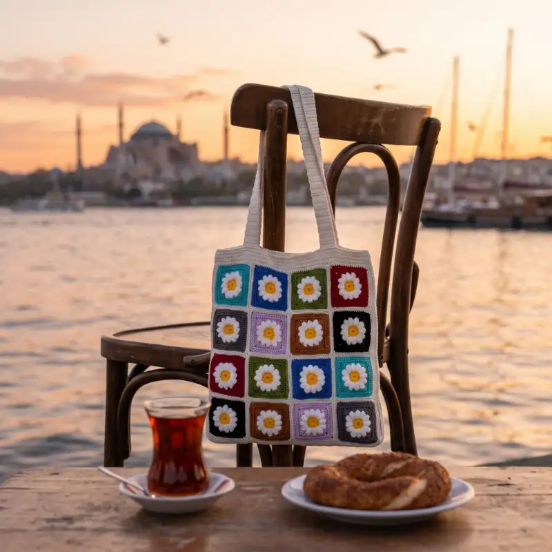 Örgü Omuz Çantası ile Seyahat ve Günlük Kombin Önerileri